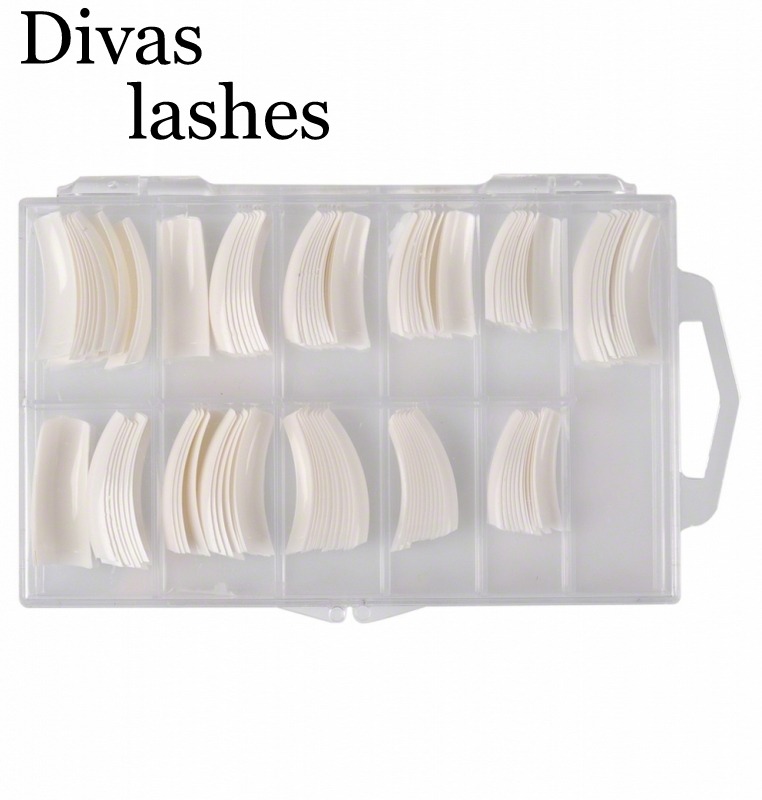 Tips de Color Blanco (Modelo Estándar) (UÑAS-044)