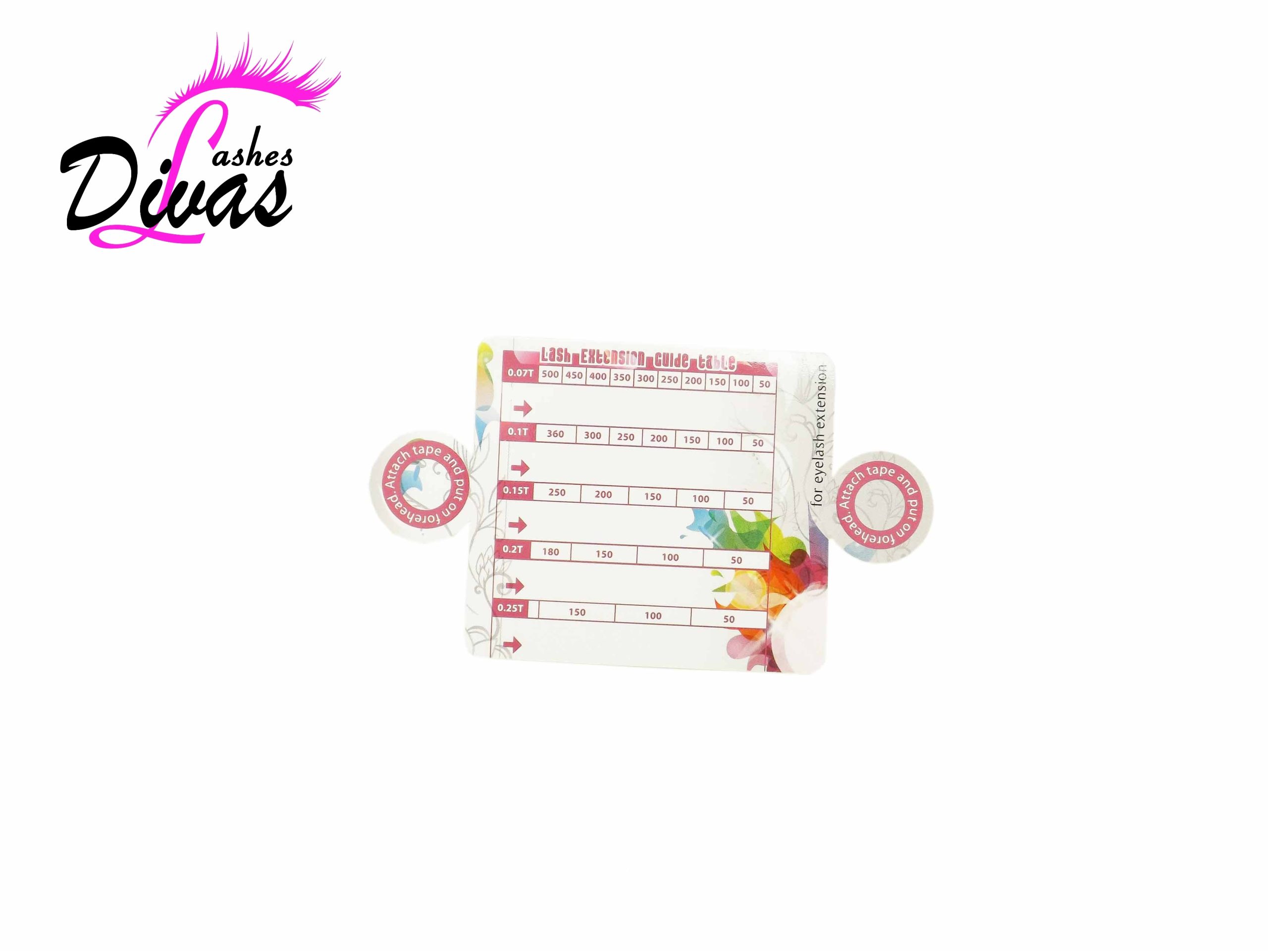 Guia para las Extensiones de Pestañas 10ud (ACC-060)