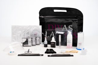 Kit extensiones de pestañas Russian Volumen Gold (KIT-007) (CON MASCARILLA SANITARIA REUTILIZABLE REGALO)