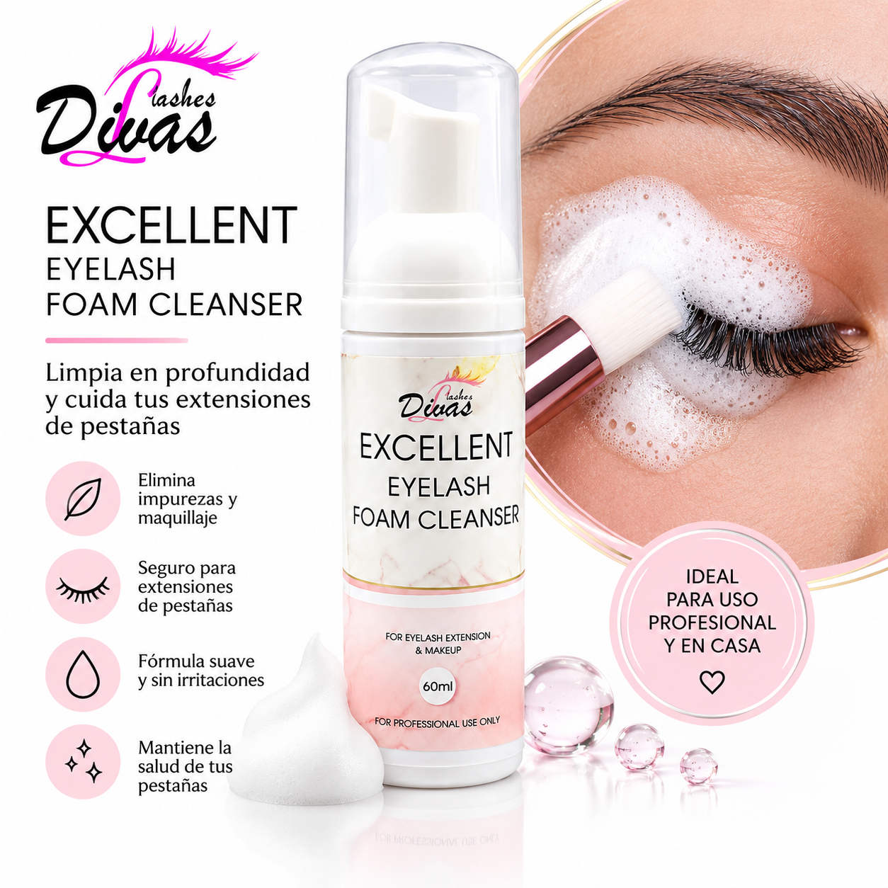 Espuma limpiadora (foam cleanser)