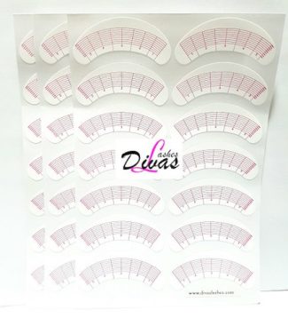 Mapa para extensiones de pestañas 35 pares (modelo 2) (ACC-049)