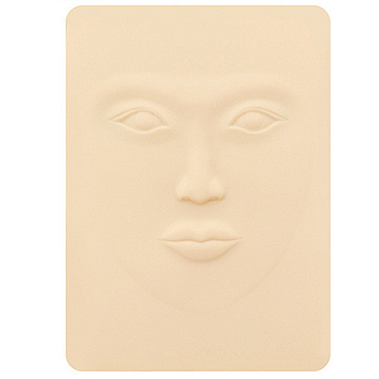 Plantilla 4-d prácticas rostro Humano/micropigmentación-microblading (MICB-009)