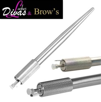 Pluma Microblading Trazo Circular+10agujasU+10 tapones de silicona (MICB-042)