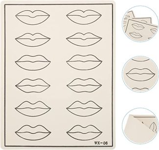 Plantilla Prácticas Labios /micropigmentación-microblading (MICB-016)