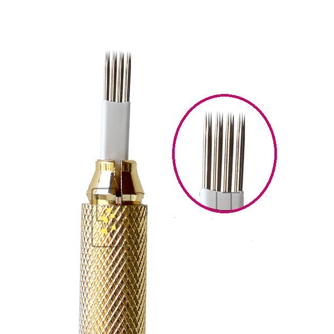 Agujas microblading 4G (4 grupos de 3R)5ud (MICB-070)