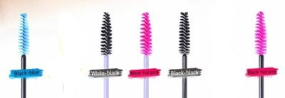Cepillos tipo máscara de pestañas (diferentes colores)