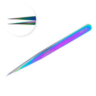 Pinzas extensiones de Pestañas Serie Raimbow RECTA (rainbow) (PINZA-025)