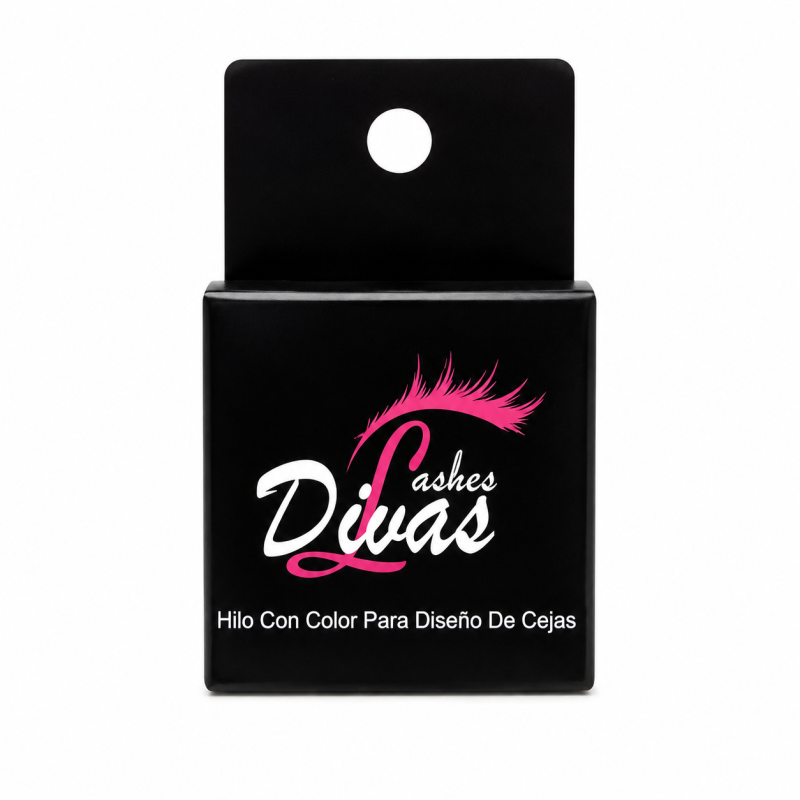 Hilo con color (negro o blanco) para diseño de cejas Divaslashes (CEJAS-028)