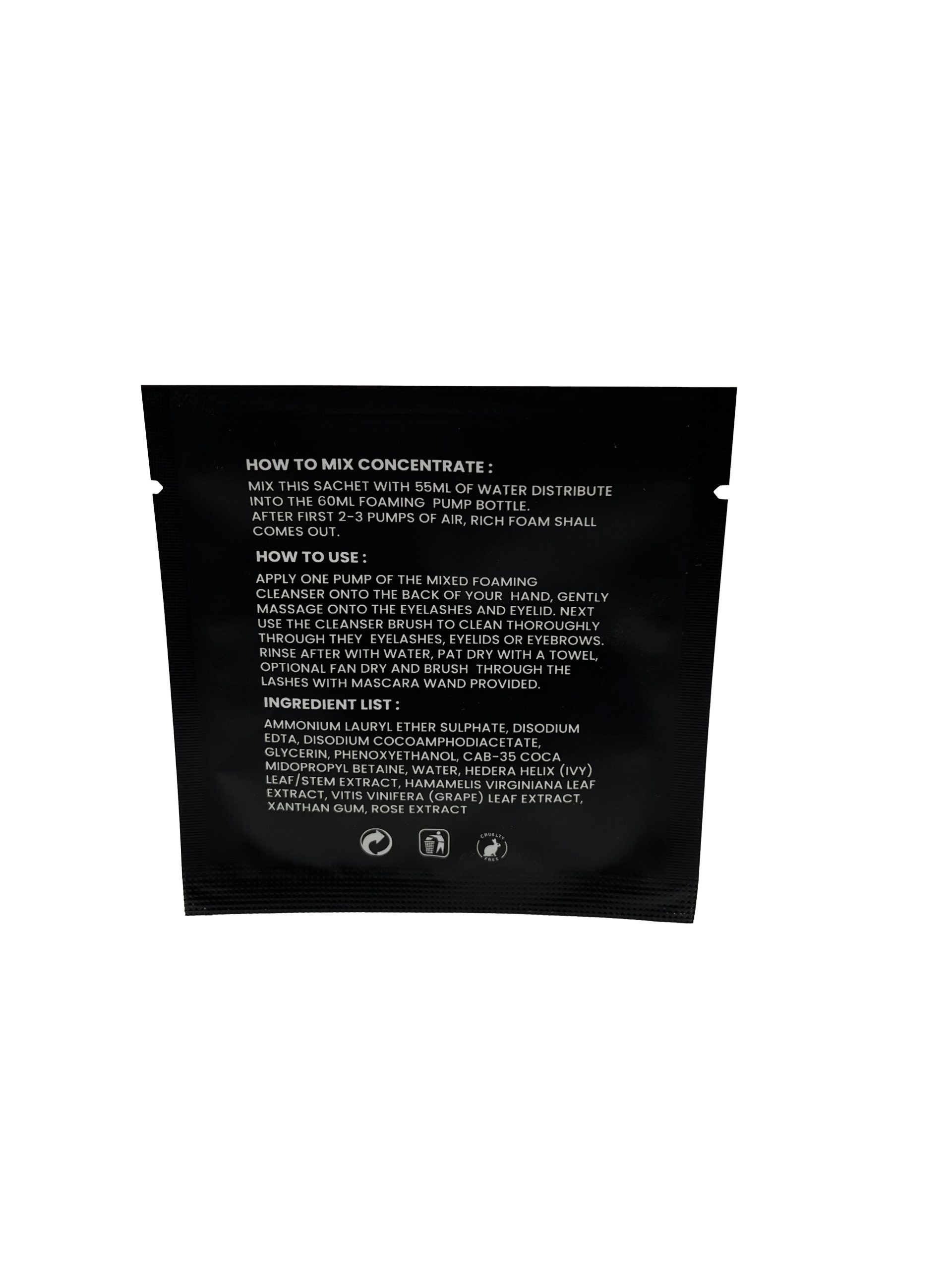 ¡Nuevo! Champú concentrado para pestañas 5ml (PRM-014)