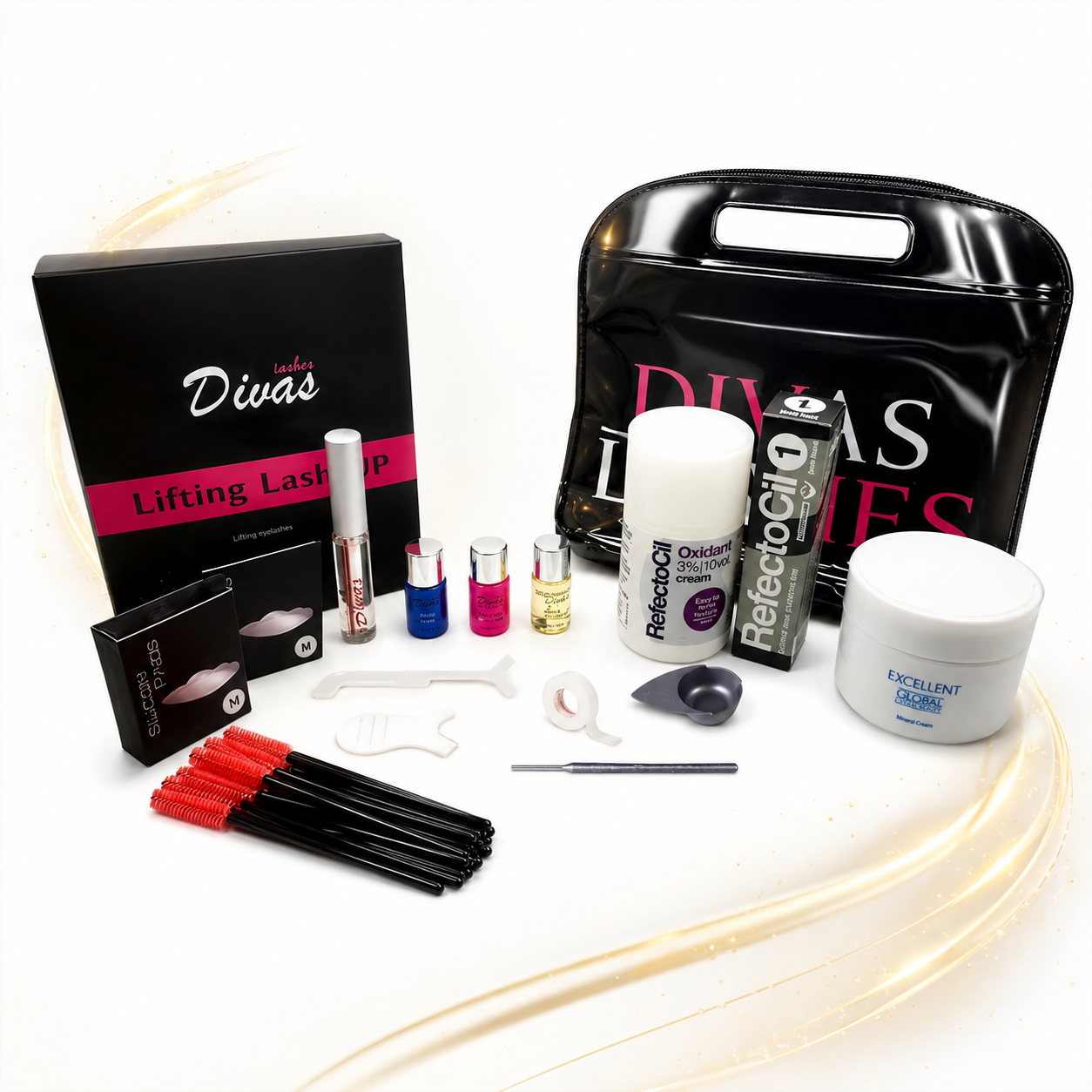 Kit Lifting de Pestañas Lash Lift (Divas 2) +Tinte