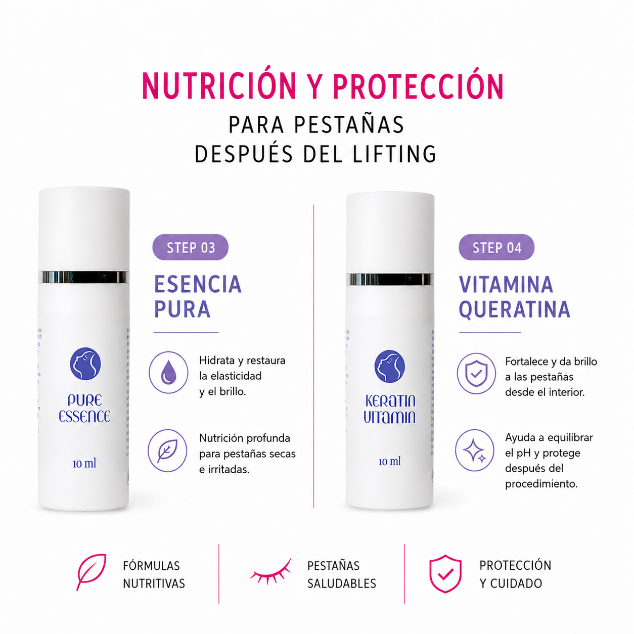 ¡Nuevo! Esencia y Queratina AIRLESS (LIFT-003-A)