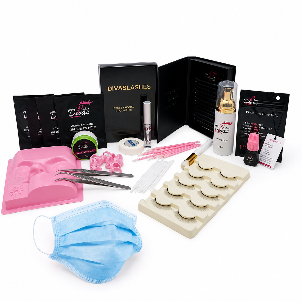 Kit extensiones de pestañas volumen pre-made