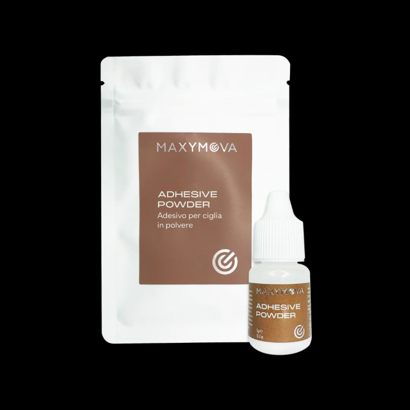 Revolucionario polvo adhesivo MAXYMOVA 5g sin pegamento para pestañas coreanas/fusionadas (MAXY-009-POLVO ADHESIVO)
