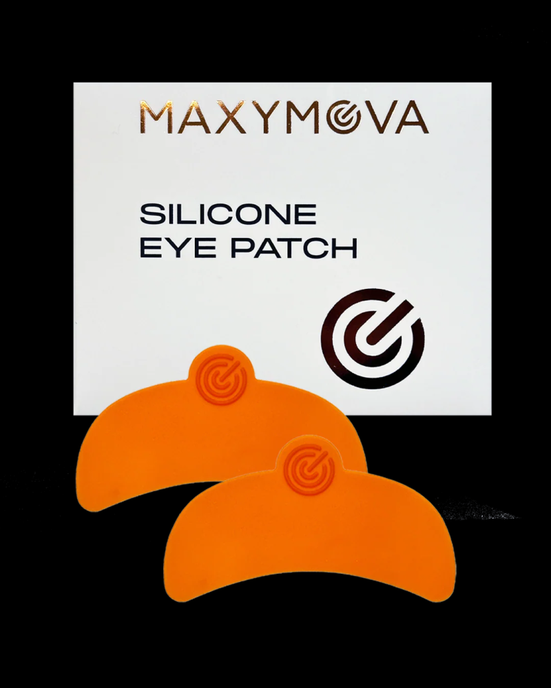 Parches reutilizables de silicona MAXYMOVA para debajo de los ojos - ORANGE