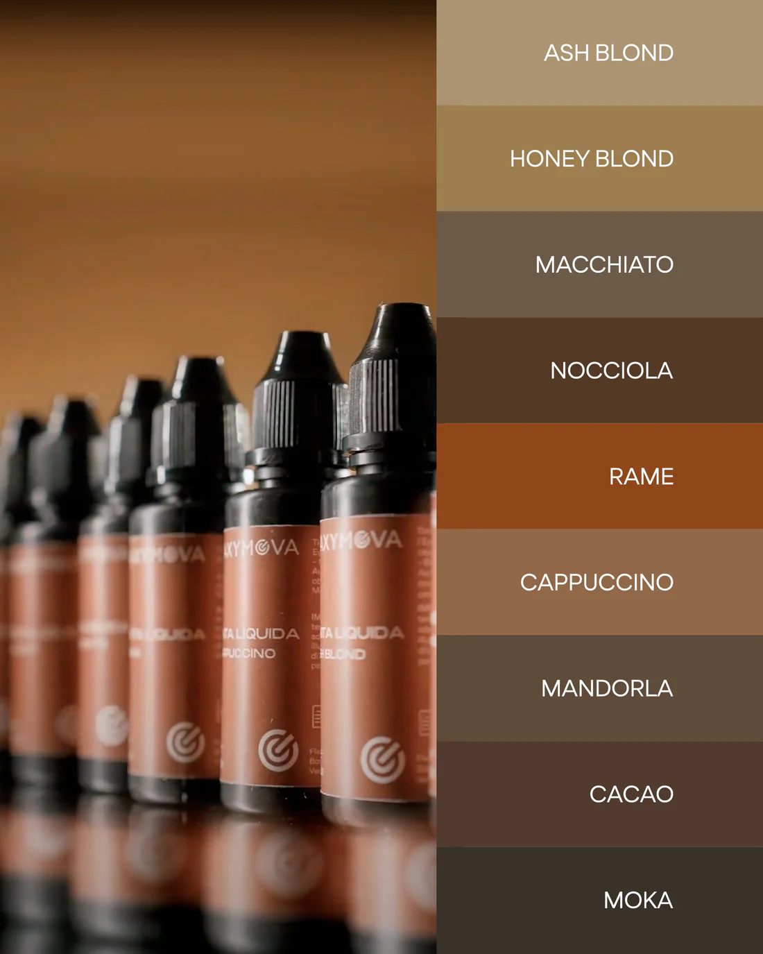 TINTA LIQUIDA MAXYMOVA - Tinte líquido para cejas 15ml - Colores intensos y duraderos